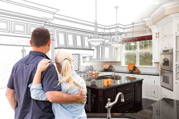 Custom kitchen cabinets installed in a Middleburg home
